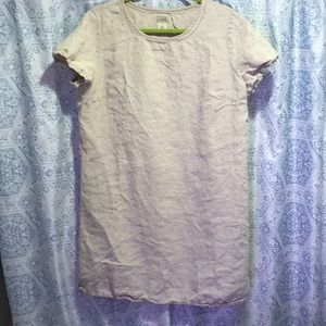 L.L. Bean Khaki linen dress